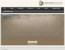 Tablet Screenshot of blackcanyonheritagepark.org